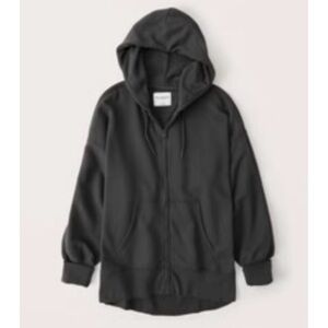 Abercrombie & Fitch Women’s Tunic Full Zip Hoodie Size Large